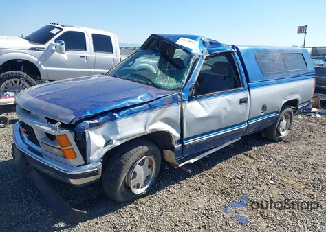 1997 GMC Sierra C1500 из США, поврежденный, VIN 1GTEC14RXVZ524240
